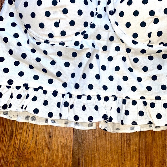 Polka dot crop top Fashion Nova - Picture 2 of 4